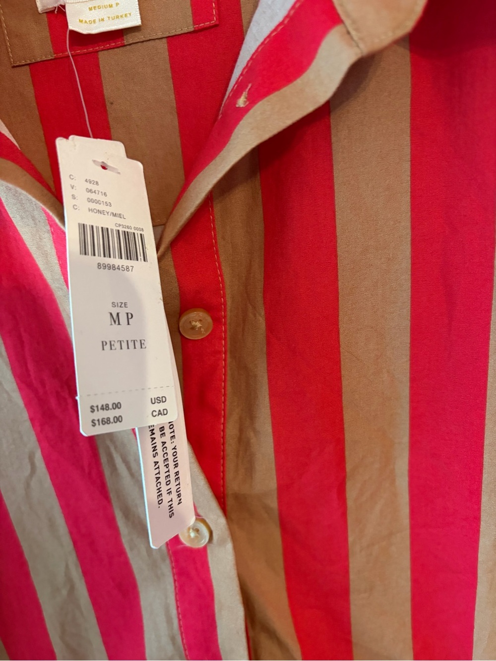 Anthropologie bettina dress striped midi - Picture 5 of 9